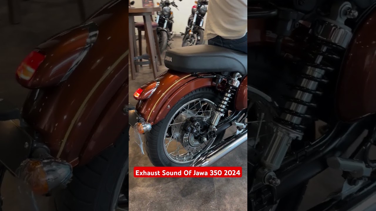 New Jawa 350 Classic Crome Exhaust Sound 