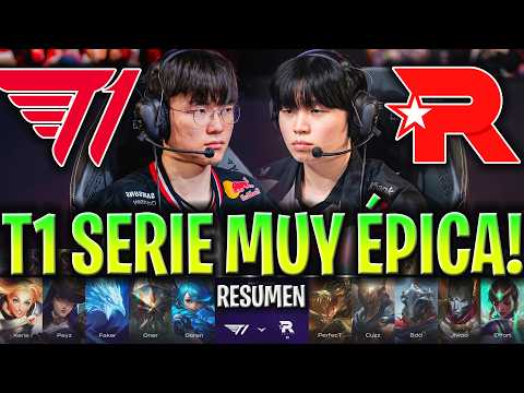 FAKER Y T1 SERIE MUY ÉPICA! 😱EL CLÁSICO DE LA LCK!🔥 | T1 vs KT RESUMEN LCK VERANO 2026 en ESPAÑOL