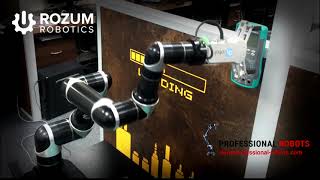 Professional Robots com - Testing Lab Equipment  Pulse Collaborative Robot at Work