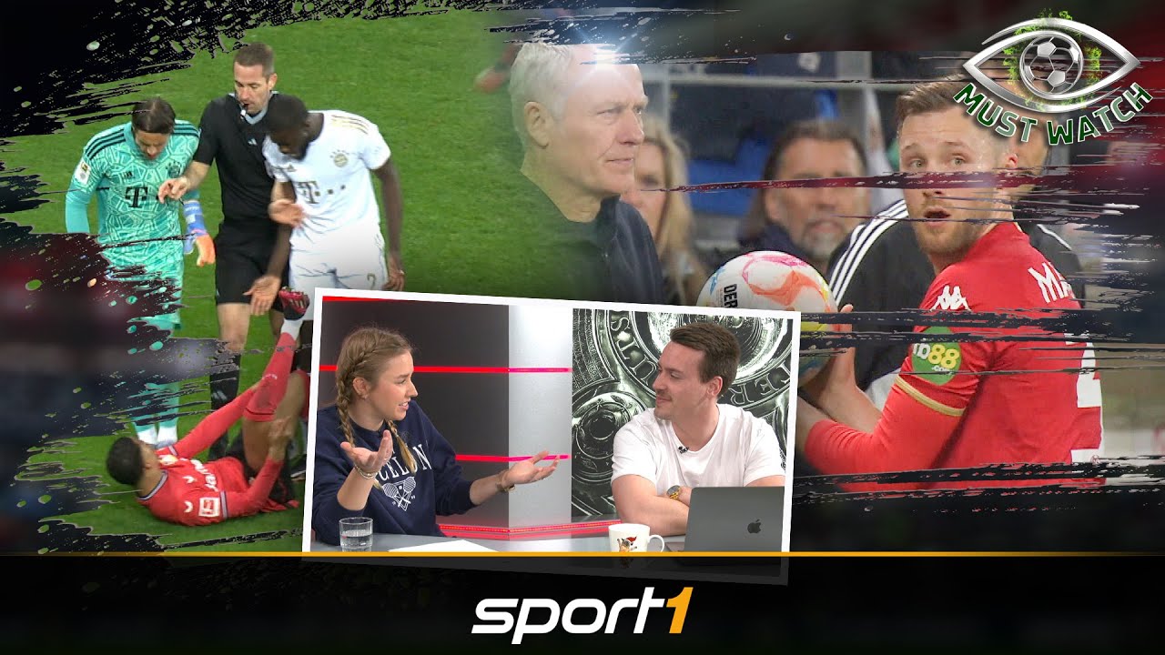 Bundesliga-Chartshow VAR-Irrsinn bei den Bayern, Streich (zu) fair SPORT1 - Must Watch