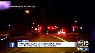 Lyft driver encounters wrong-way driver on highway