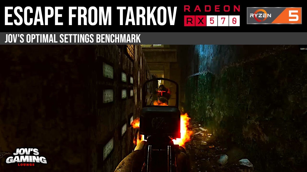 Escape From Tarkov PC R5 3600 RX 570 Best Settings Benchmark