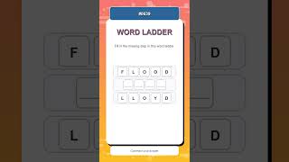 Word Ladder Challenge #0639 | Complete the Ladder Fast