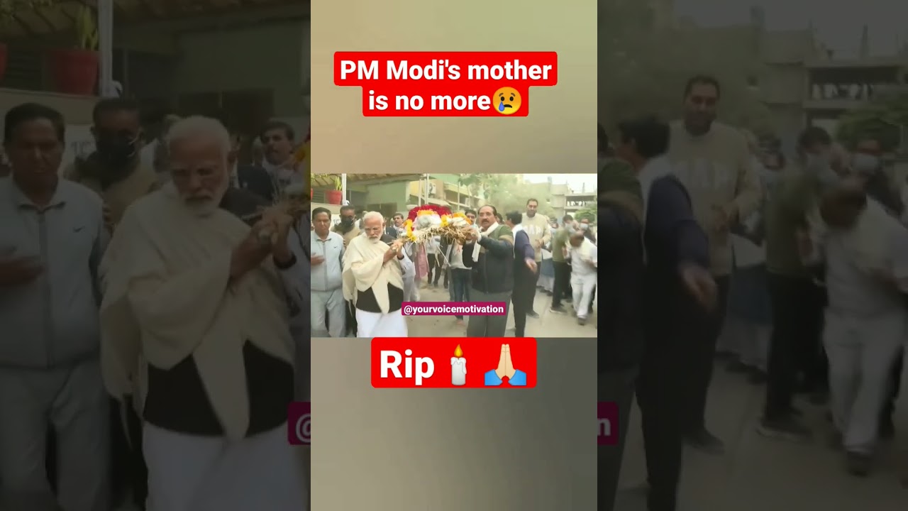 pm modi mother passed away/ heraben modi status 