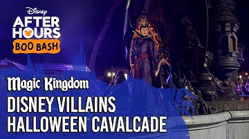 Disney Villains Halloween Cavalcade - Disney After Hours Boo Bash at the Magic Kingdom