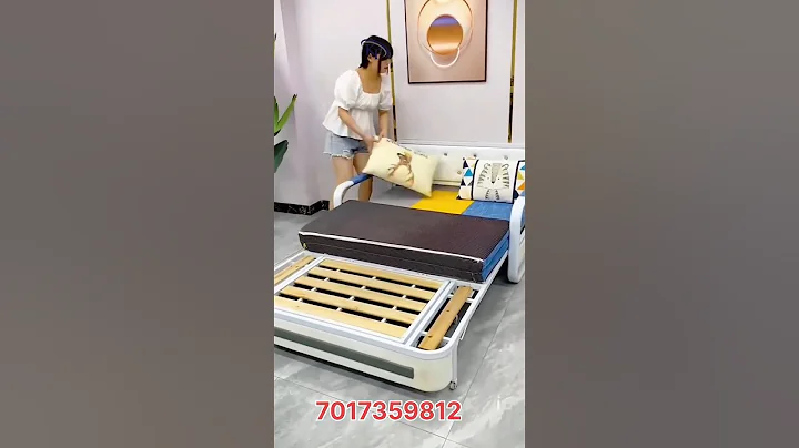 Foldable sofa bed two in one | Folding furniture ideas | Folding Furniture For Small Spaces #shorts