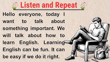 learn English easily and quickly | Graded reader