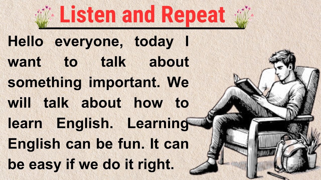 Outline Video learn English easily and quickly | Graded reader