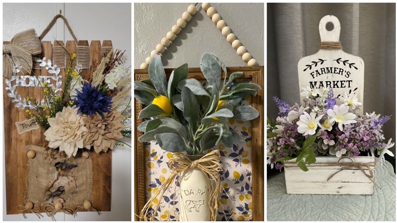 Thrifty Charm Decor: Environmental Friendly Shabby Chic Vintage Rustic Home and Wall Hangings 