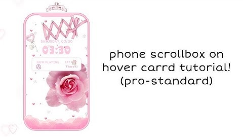 tutorial on this pro-standard carrd with hover scrollboxes! - © akechigoros