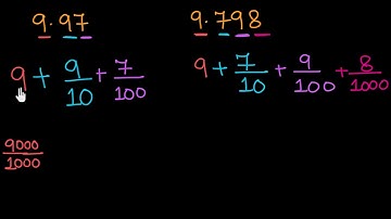 Comparing decimals: 9.97 and 9.798 (Hindi) | Class 6 (India) | Khan Academy