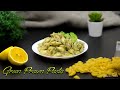 Green Prawn Pasta | Special recipe | Mint - Coriander Mix | PepperCrush|