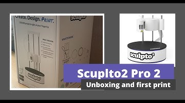 Sculpto2 Pro 2 unboxing and first print - Z3DP Live stream