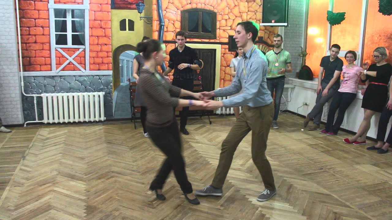 Lindy hop Jack'n'Jill. Final. Winners dance