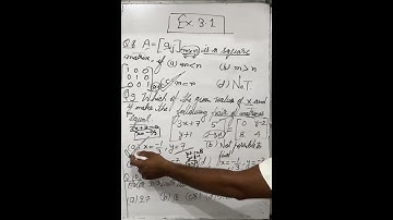 matrix class 12 exercise 3.1 questions 8 | matrix class 12 exercise 3.1 questions 9 #maths