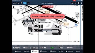 Foreflight runway audible alert example