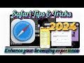 Safari Tips &amp; Tricks 2024 Ep1 Profiles in Safari,Enhanced Private Browsing ,Web Apps on macOS Sonoma