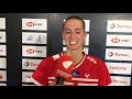 Natalia Koch Rohde efter sin første Uber Cup-sejr