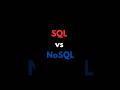 SQL vs NoSQL – What’s the Difference 🤔?