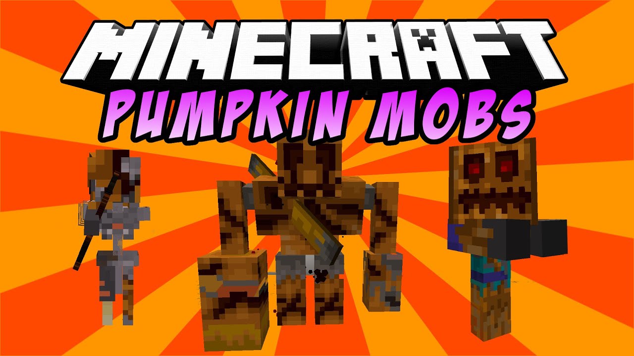 PUMPKIN MOBS Mobs De Calabazas Minecraft Mod 1.6.4 YouTube