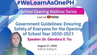 Vibal Webinar Update |August 21,2020 on the Topic|Government Guidelines: Ensuring Safety of Everyone
