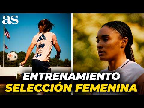 BEST moments of the SPANISH WOMEN'S NATIONAL TEAM TRAINING from the UNITED STATES