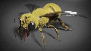 Bee model - Blender 2.80