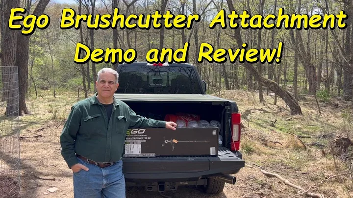 Ego Brushcutter Attachment! Demo and Review