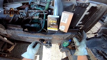 Volvo vnl replace of fuel filter and water separator filter