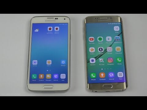 Samsung Galaxy S5 Android 7 0 Nougat Ui Samyux Rom Vs Samsung Galaxy S6 Edge Official Android 7 0 Youtube