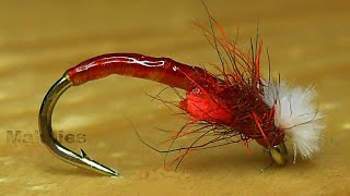Fly Tying a New Season chironomid / Bloodworm by Mak