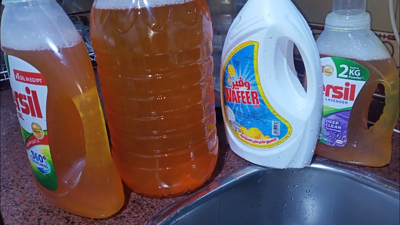 الصابون السائل فى البيت سوبر التوفير وهتملى تحت الحوض جراكن صابون🧽🧼