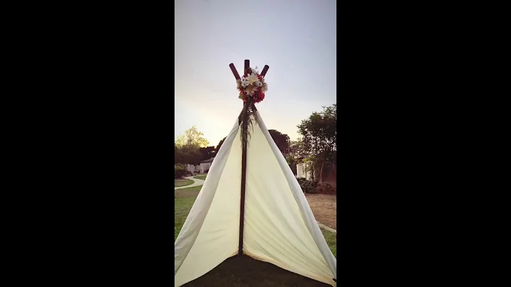 Easy DIY Teepee