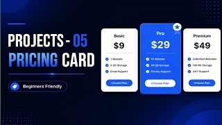 Project - 05 | Pricing Card Trending 2026 | Beginners Friendly !