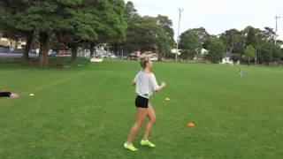Dynamic warm up - russian march