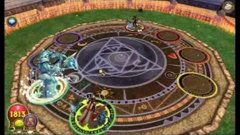 W101 Wizard101 Master Ice vs Grandmaster Fire (2) 1v1 arena PvP Road to Warlord