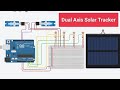 Dual Axis Solar Tracker Arduino Tinkercad in English| Tinkercad Project | Arduino Project | LDR