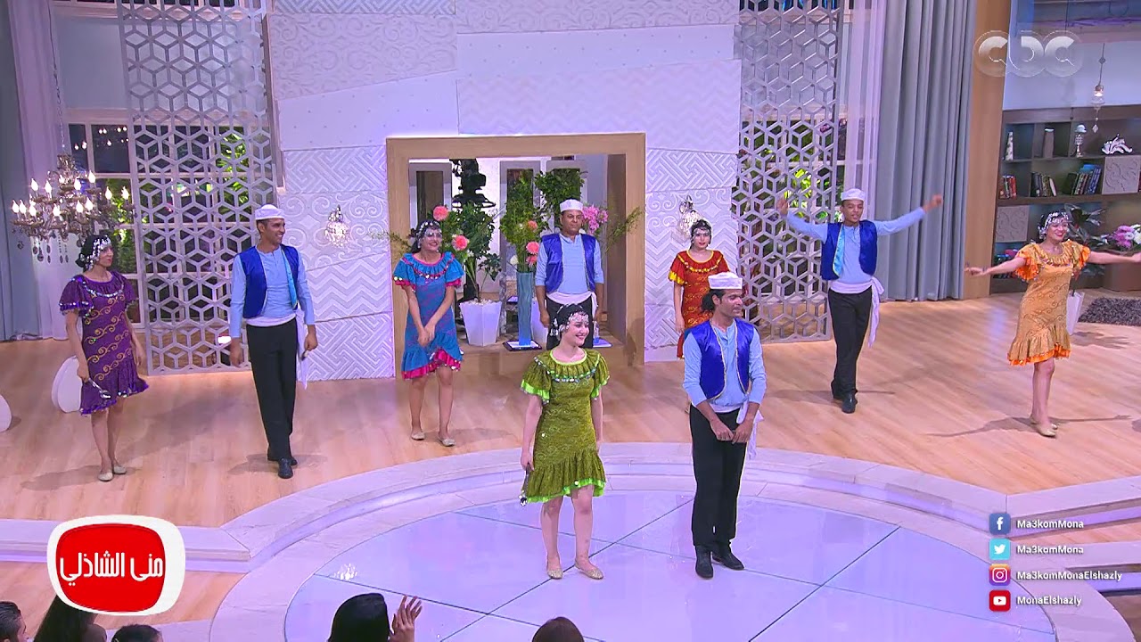 معكم منى الشاذلى - كلاكيت رقصه بالمعالق مع السمسميه تدهش الجمهور