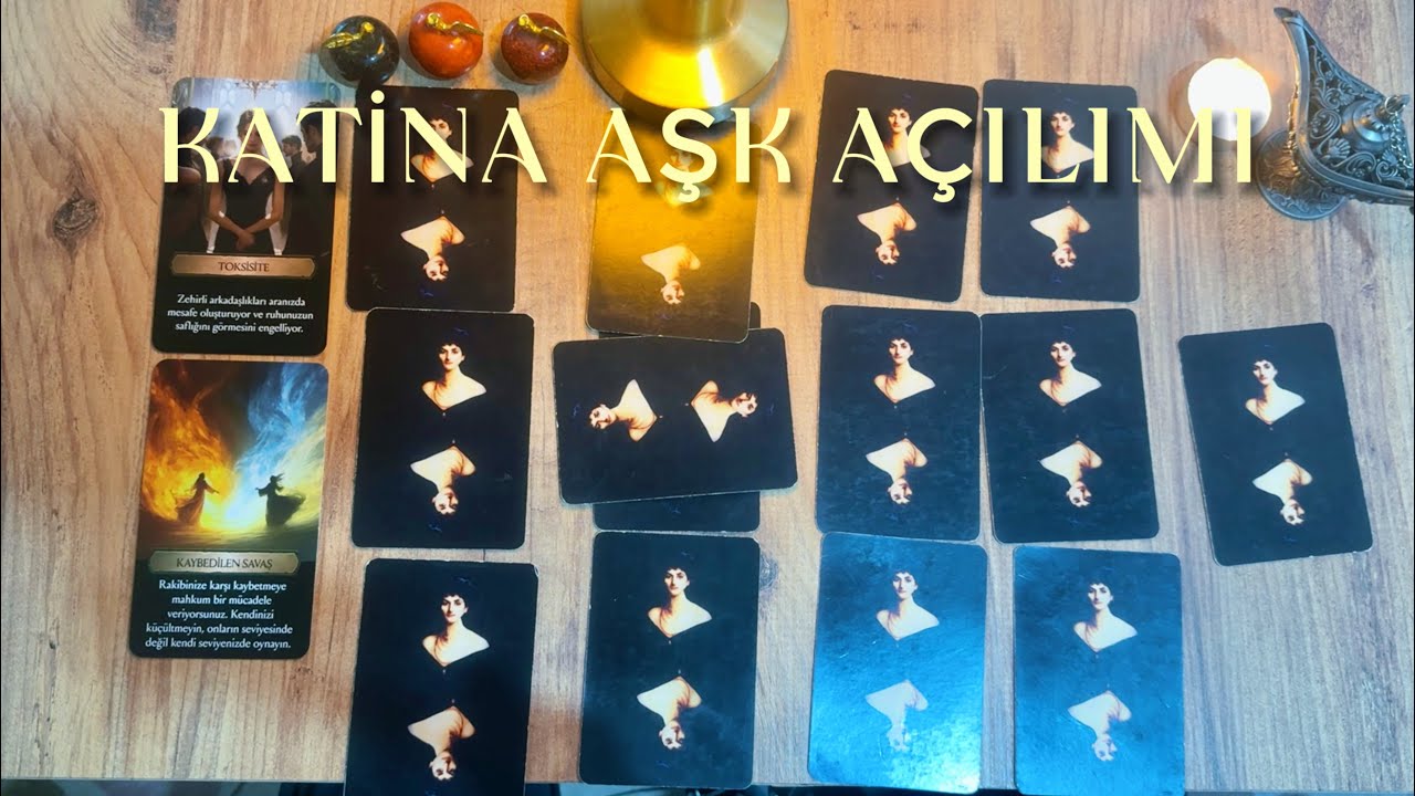 KATİNA AÇILIMI🌹AKLIMDAKİ KİŞİNİN DÜŞÜNCELERİ VE NİYETİ NE? Onu Nasıl Kazanırım, #tarot