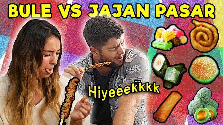 Reaksi Bule Coba 40 MACAM JAJAN PASAR !! INDONESIA STREET FOOD !!