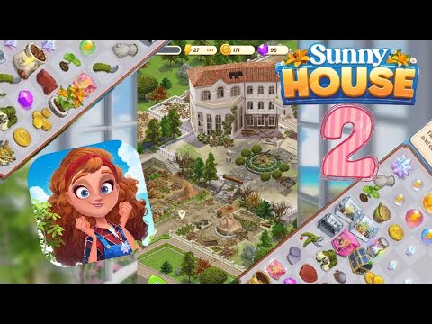 Merge Manor Sunny Home : part 2 level 4 - 5 - YouTube