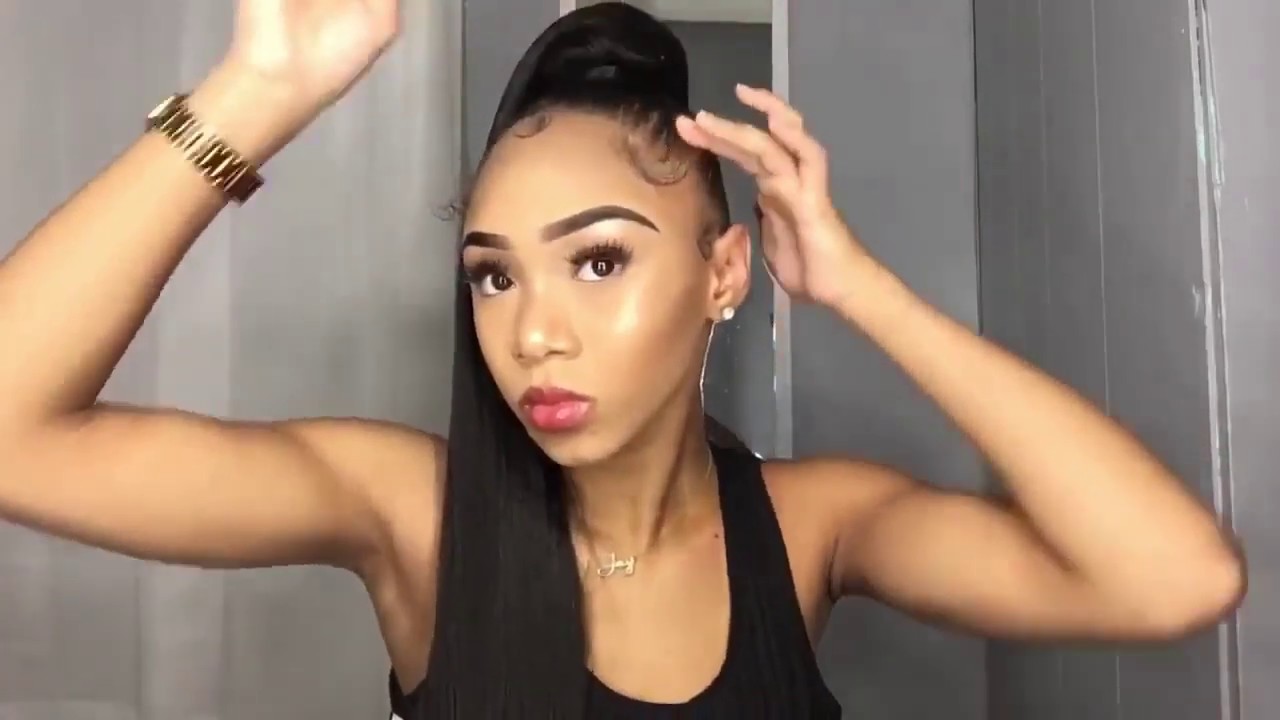 Eseewigs Human Hair Long Straight Ponytail Wrap Hair Extension