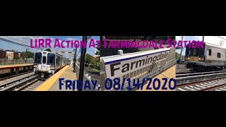 MTA: Long Island Railroad M7 And M9 Afternoon Train Action At Farmingdale Station: (08/14/2020)