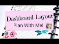 New Day Dashboard Layout | Happy Planner | Plan With Me!