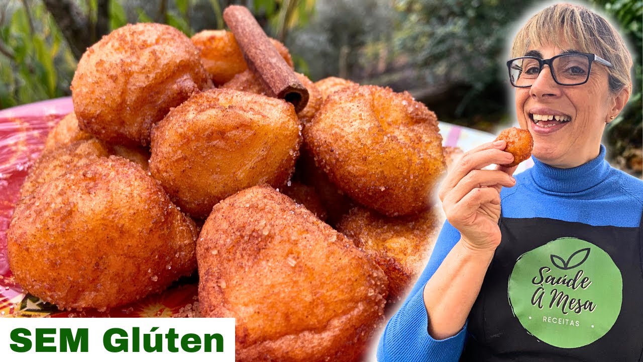 Sonhos de Abóbora SEM Glúten Ficam IGUAIS aos tradicionais!