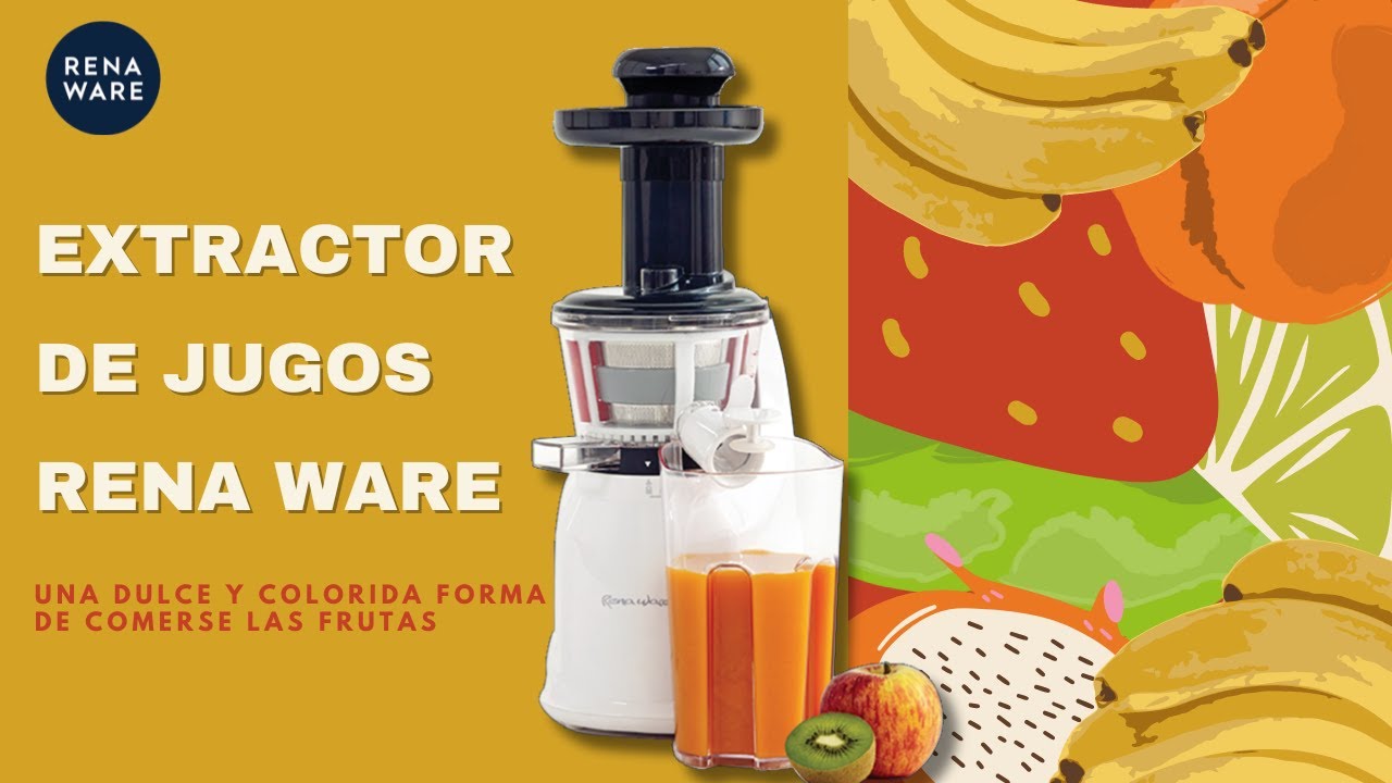 Nutrex Press - Extractor de Jugo Rena Ware - YouTube