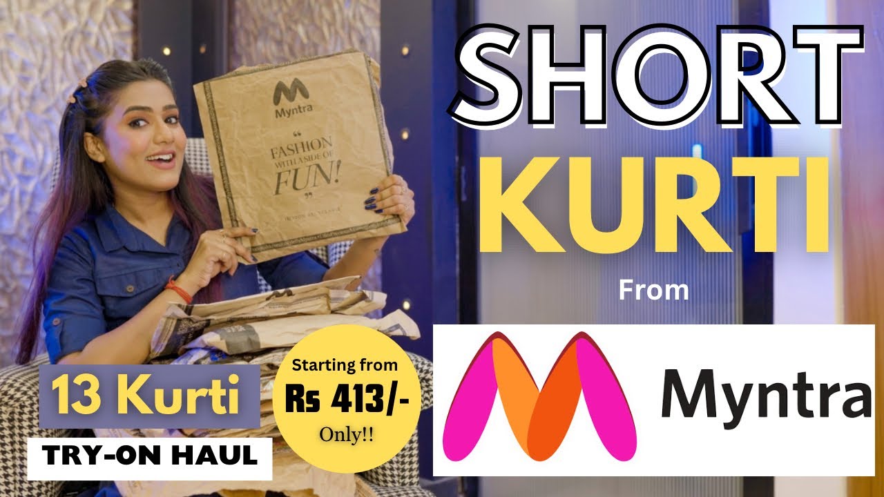 Short Kurti Haul l Affordable Short Kurti l Myntra Haul l Myntra Short Kurti  #myntra #shortkurti - YouTube