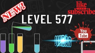 WATER Sort Puzzle Level 577