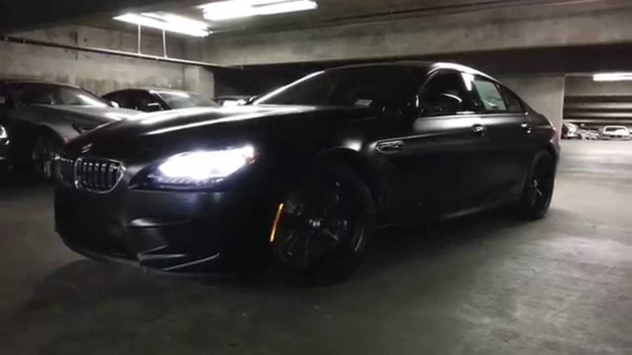 New Bmw M6 Gran Coupe Frozen Black Walk Around Car Review Youtube