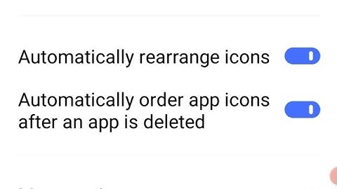Automatically rearrange icons in vivo Y1s।। Automatically order app icons after an app is deleted